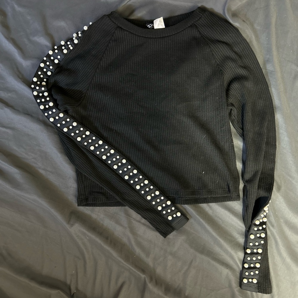 Divided Pearl Sweater
